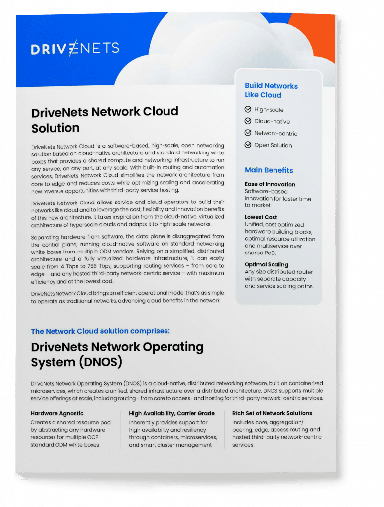 Network Cloud OnePager 2023