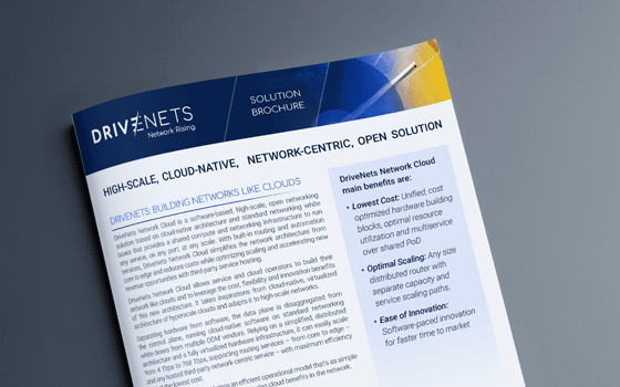 DriveNets Network Cloud Solution DriveNets Network Cloud Solution