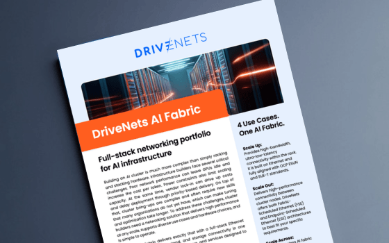 DriveNets AI Fabric