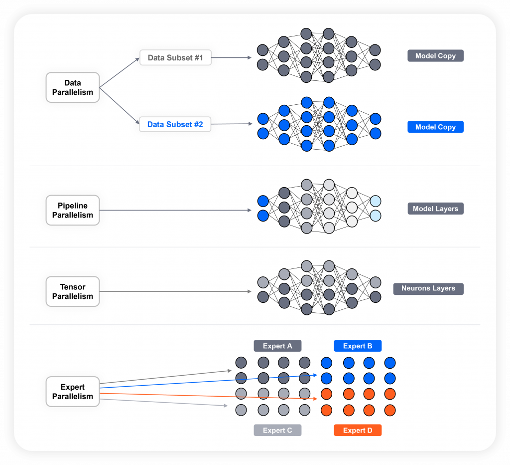 From Data to Experts: Mapping AI Parallelism to Network Requirements