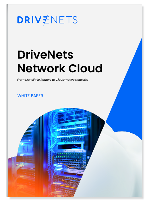 DriveNets white paper cover