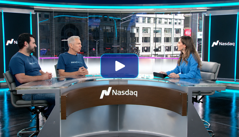 Nasdaq Marketsite interviews DriveNets’ founders